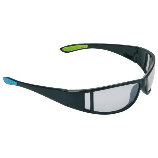 SW DARK 5IN1 zonnebril met donkergrijze glazen in zwart microfiber pouch en brillenetui