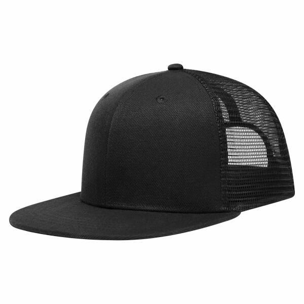 Trucker cap high profile flat peak - retail line