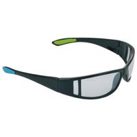 SW DARK 5IN1 zonnebril met donkergrijze glazen in zwart microfiber pouch en brillenetui