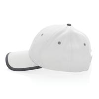 Impact AWARE ™ 6 panel 280gr recycled  katoen cap met bies-1348