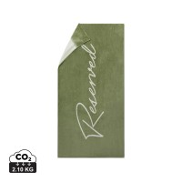 Vinga Lounge stoel handdoek, groen