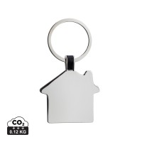 RCS sleutelhanger van gerecycled zinc alloy, zilver