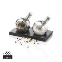 Planet peper & zout set, zwart