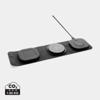 Swiss Peak RCS rplastic 3-in-1 draadloze 15W reislader., grijs