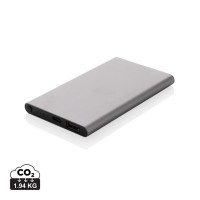 RCS gerecycled plastic/alu 4000 mah powerbank met type C, antraciet