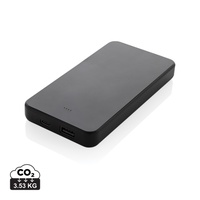 Boostcore RCS recycled plastic powerbank 10.000mAh met USB, zwart