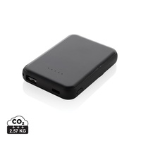 Stellar RCS rplastic 5000 mah 5W magnetische powerbank, zwart