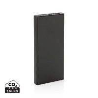 Terra RCS gerecyclede 18W aluminium powerbank 10.000 mAh, grijs