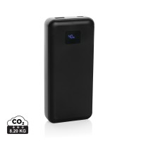 Gridley RCS gerecycled plastic 20000 65W laptop powerbank, zwart