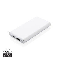 Ultra snelle 10.000 mAh powerbank met PD, wit