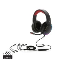 RGB-gamingheadset, zwart