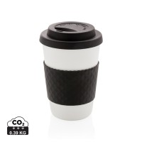 Herbruikbare koffiebeker 270ml, zwart