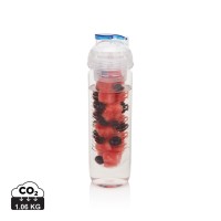 Waterfles met infuser, blauw