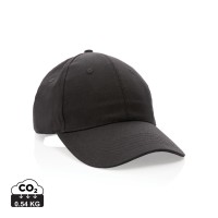 Impact AWARE™  6 panel 190gr gerecycled katoenen cap, zwart