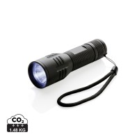 3W CREE zaklamp medium, zwart