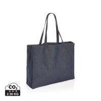 Impact AWARE™ recycled denim shopper, blauw