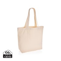 Impact Aware™ re-canvas shopper met vakje 240gsm ongeverfd, gebroken wit