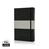 Deluxe hardcover A5 notitieboek, zwart