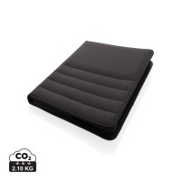 Impact AWARE™ RPET A4 portfolio met rits, zwart