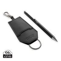 SP Tula RCS sleutelhanger en pen gift set, zwart