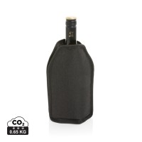 Vino AWARE™ RPET wijnkoeler sleeve, zwart