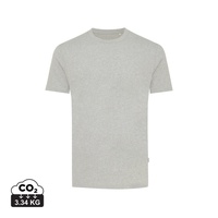Iqoniq Manuel gerecycled katoen t-shirt ongeverfd, heather grey