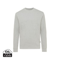 Iqoniq Denali gerecycled katoen sweater ongeverfd, heather grey