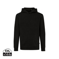 Iqoniq Jasper gerecycled katoen hoodie, zwart