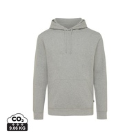 Iqoniq Torres gerecycled katoen hoodie ongeverfd, heather grey