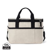 VINGA Volonne AWARE™ recycled canvas koeltas, gebroken wit
