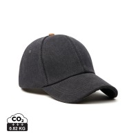VINGA Bosler AWARE™ recycled canvas cap, zwart