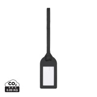 VINGA Baltimore RCS recycled polyester bagagelabel, zwart