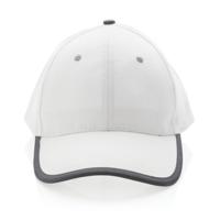 Impact AWARE ™ 6 panel 280gr recycled  katoen cap met bies-1346