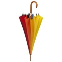 Falcone - Regenboog paraplu - Handopening -  110 cm