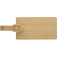 Bamboe bagagelabel Shawn