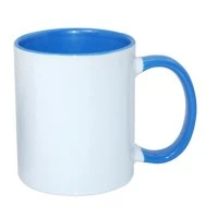 Sublimok gekleurde binnenzijde+oor lichtblauw 30 cl.