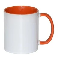 Sublimok gekleurde binnenzijde+oor oranje 30 cl.