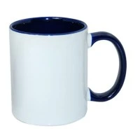 Sublimok gekleurde binnenzijde+oor donkerblauw 30 cl.