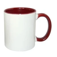 Sublimok gekleurde binnenzijde+oor donkerrood 30 cl.