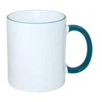 Sublimok gekleurde rand+oor donkergroen 30 cl.