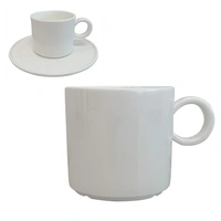 Verso Koffie Kop wit stapelbaar 17 cl.