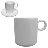 Verso Cappuccino Kop wit stapelbaar 24 cl.