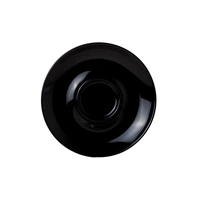 Bola/Rondo Espresso Schotel zwart-wit 12.5 cm.