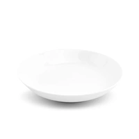 Basic White Coupe Bord Diep 21 cm.