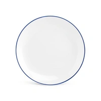 Basic White Blauwe filetrand Coupe Bord 15 cm.