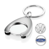 Winkelwagenmuntje gegoten design