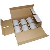 Doos wit voor 6 mokken (blanco) – 332x222x105 mm