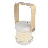 Coollux multifunctionele LED-lamp met bamboe handvat