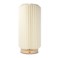 Coollux vouwbare papieren  LED lamp Aurora Tall op houten voet, 32cm