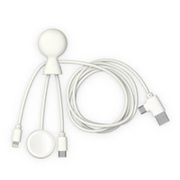 Xoopar Mr. Bio Long Multi Kabel voor Apple/Samsung Watch 1 Meter